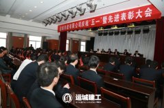 <b>公司召開慶?！拔逡弧濒邉谀Ｏ冗M表彰大會</b>